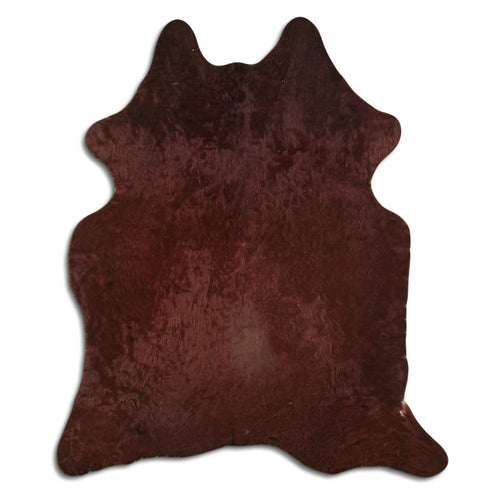 Brown Cowhide Rug L