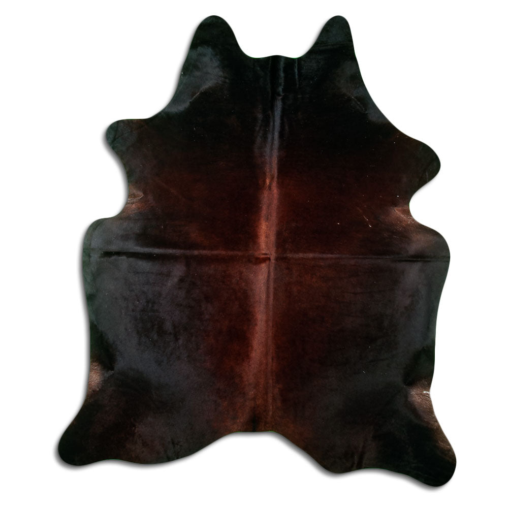 Brown Cowhide Rug L