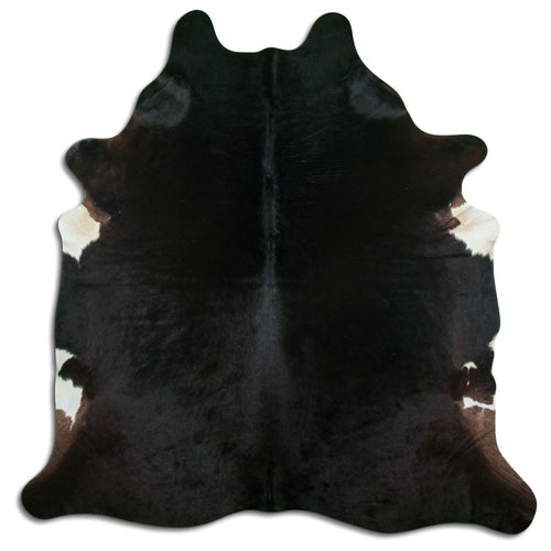 Black Cowhide Rug XXL