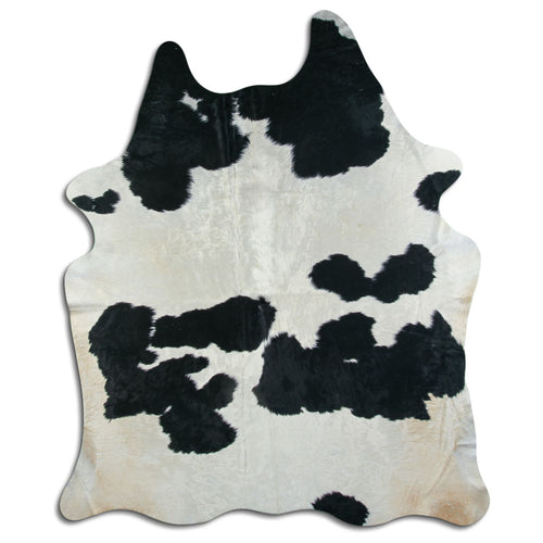 Black & White Cowhide Rug XXL