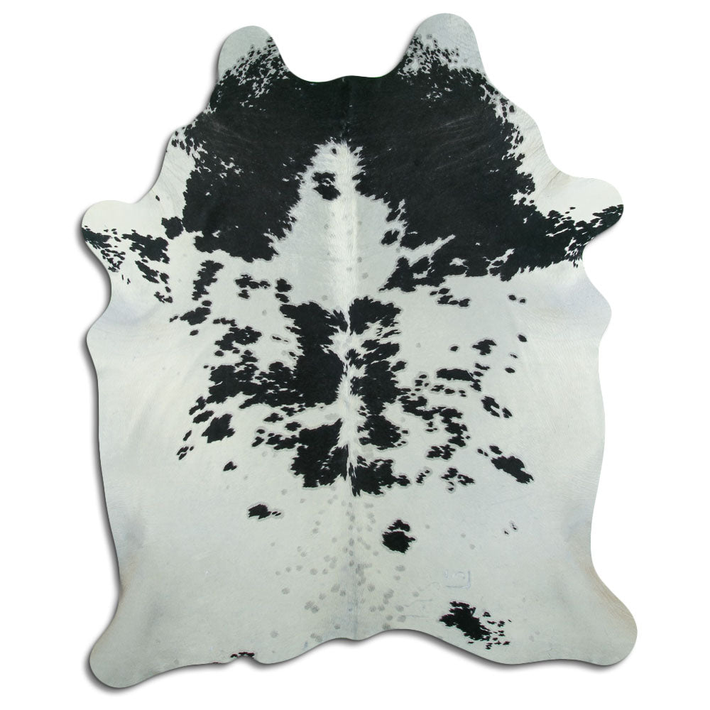 Black & White Cowhide Rug XXL