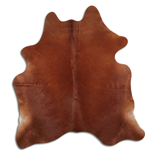 Brown Cowhide Rug L