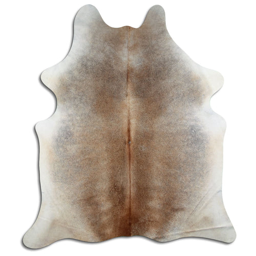 Tan Grey Cowhide Rug XXL