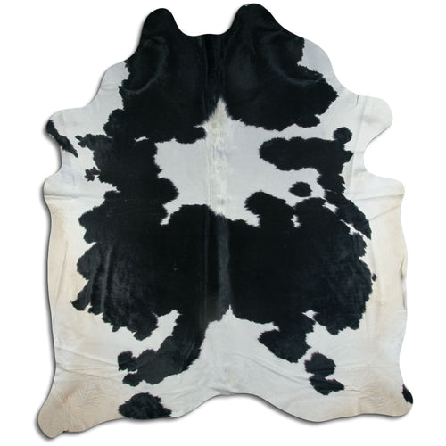 Black & White Cowhide Rug XXXL