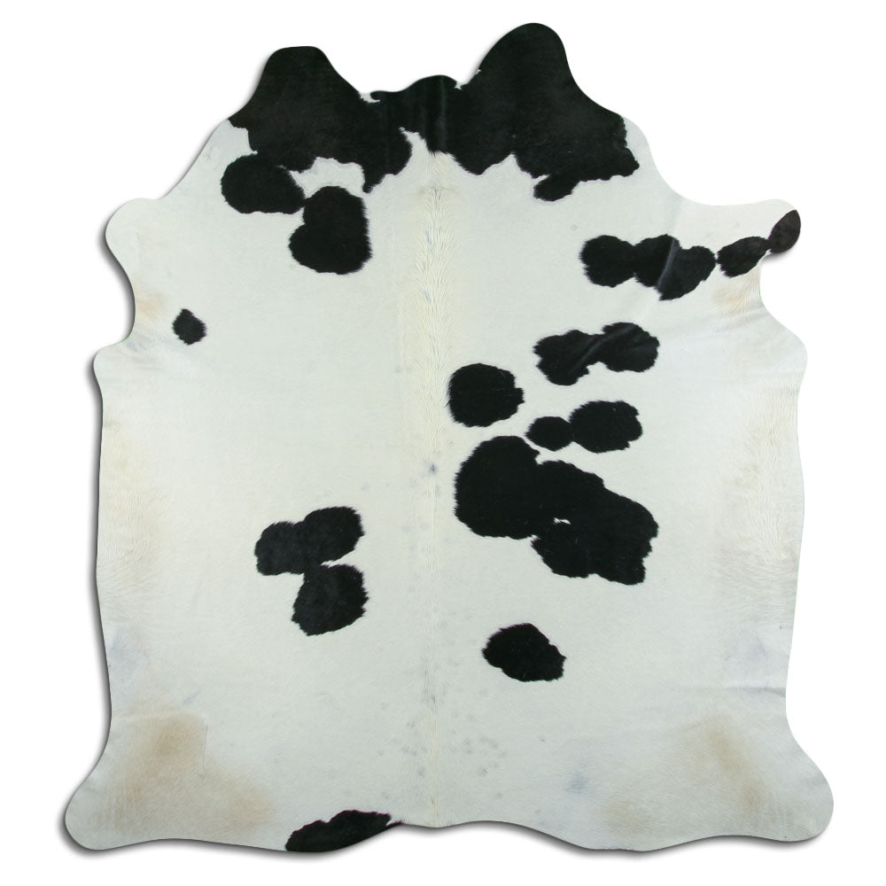Black & White Cowhide Rug XXL