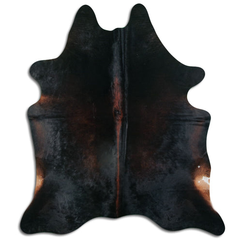 Brown Cowhide Rug L
