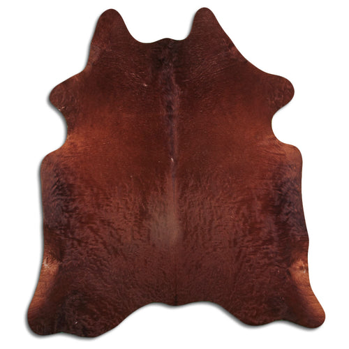 Brown Cowhide Rug L