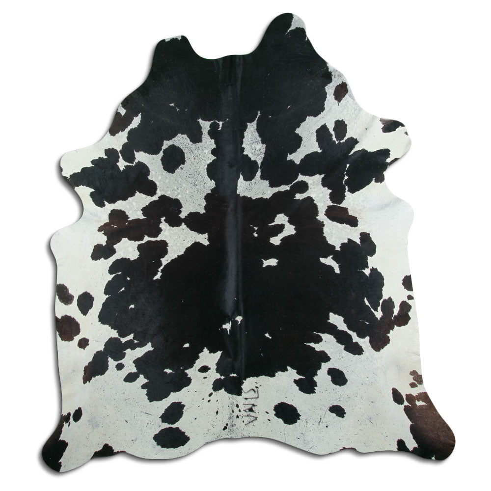 Black & White Cowhide Rug XXL