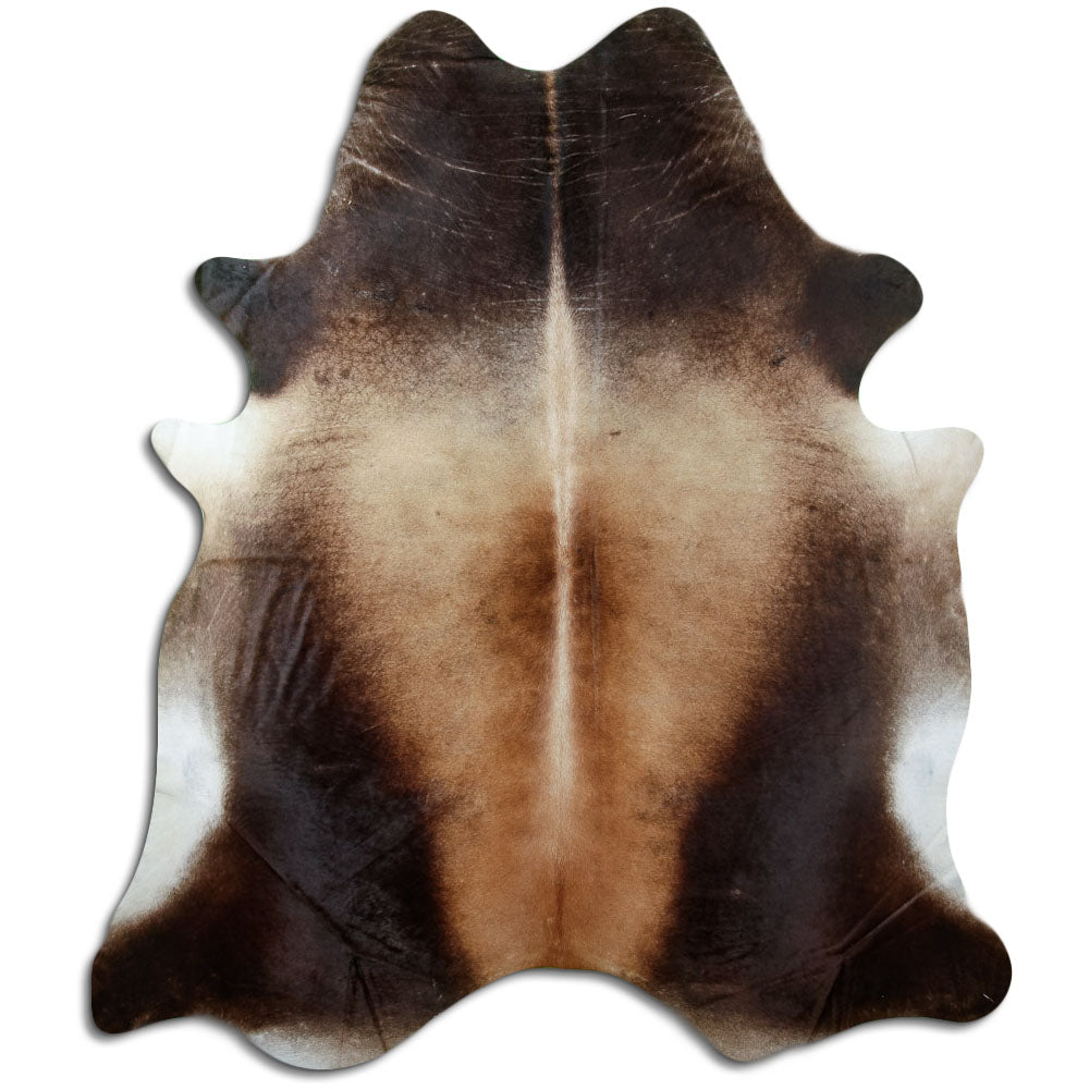 Brown Cowhide Rug XXXL