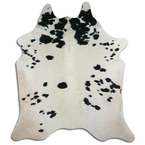 Black & White Cowhide Rug XXL