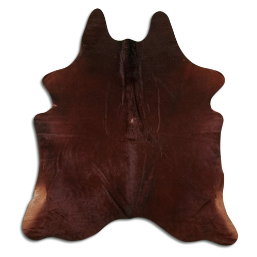 Brown Cowhide Rug L