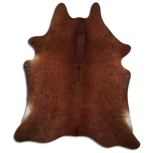Brown Cowhide Rug L