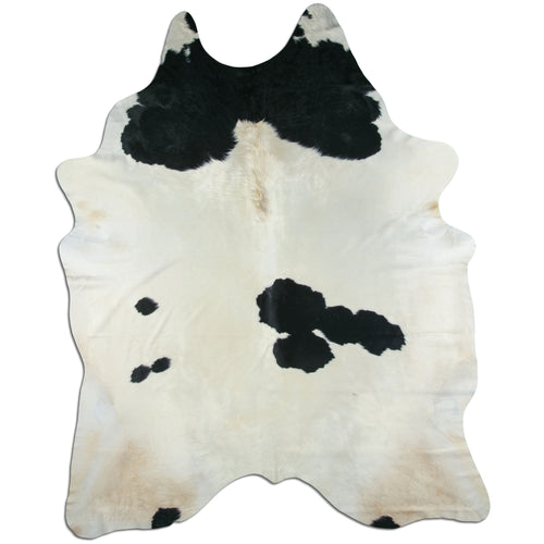 Black & White Cowhide Rug XXXL