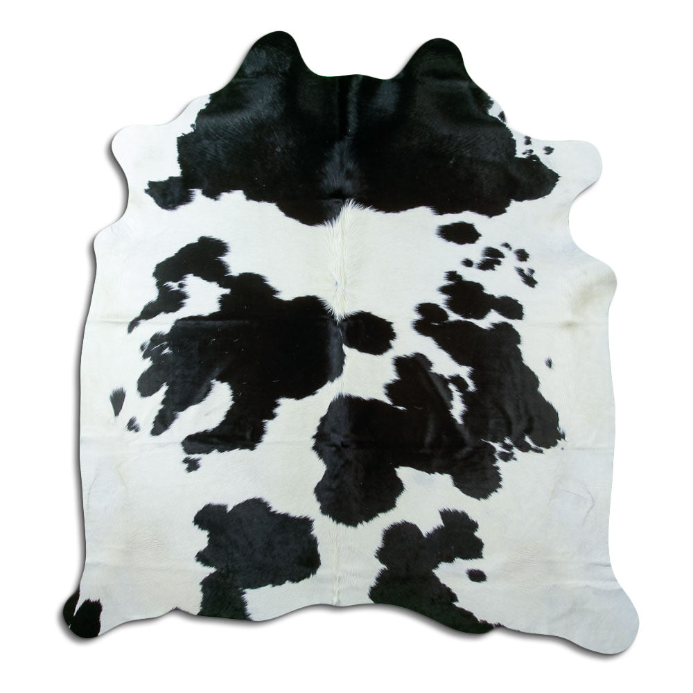 Black & White Cowhide Rug XXL