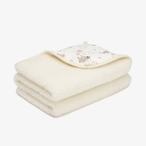 Merino Wool Kids’ Blanket “Hazelnut” | 2-Ply