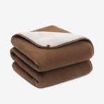 Camel Hair & Merino Wool Blanket “Camel” | 2-Ply