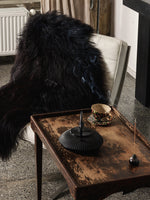 Icelandic Black Sheepskin Rug