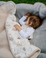 Merino Wool Kids’ Blanket “Cinnamon” | 2-Ply