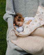 Merino Wool Kids’ Blanket “Cinnamon” | 2-Ply