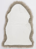 Dyed Stitched Sheepskin Rug| Taupe