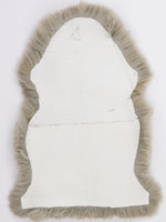 Dyed Stitched Sheepskin Rug| Taupe