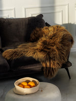 Icelandic Brown Sheepskin Rug