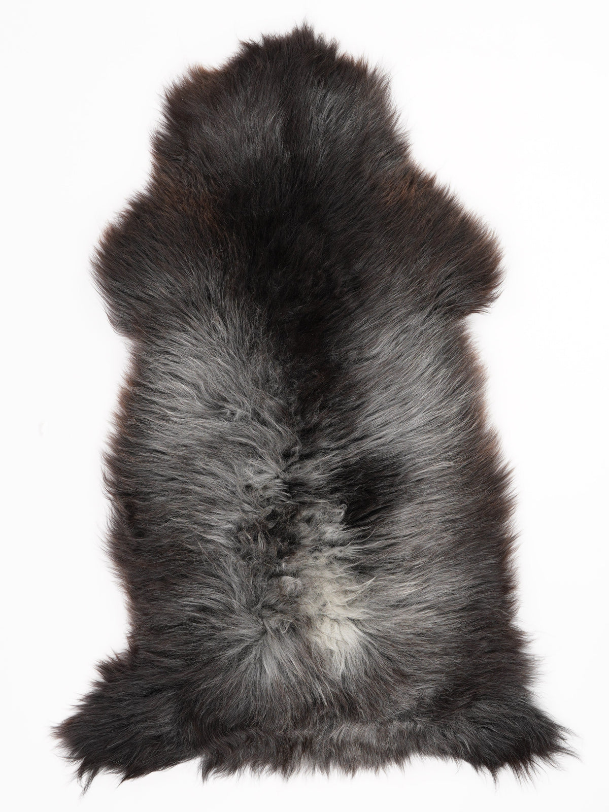 British Multicolour Sheepskin Rug L