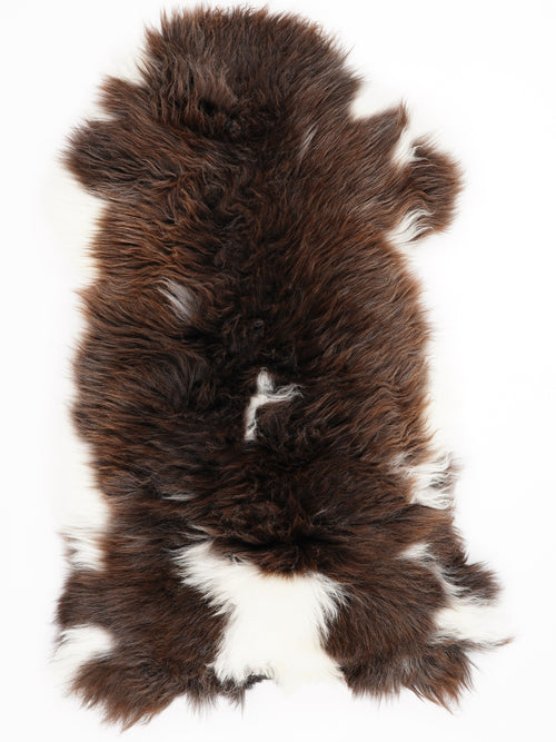British Multicolour Sheepskin Rug L