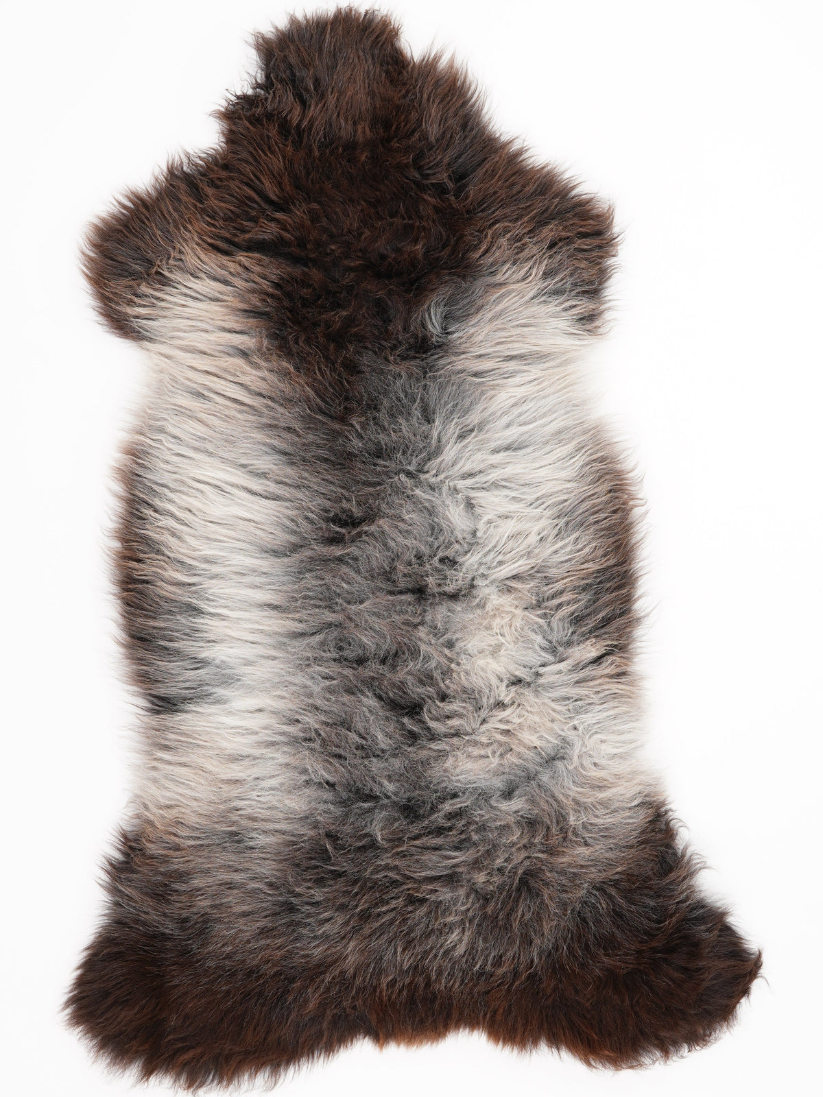 British Multicolour Sheepskin Rug XL