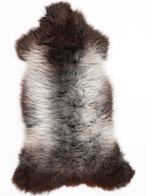 British Multicolour Sheepskin Rug XL