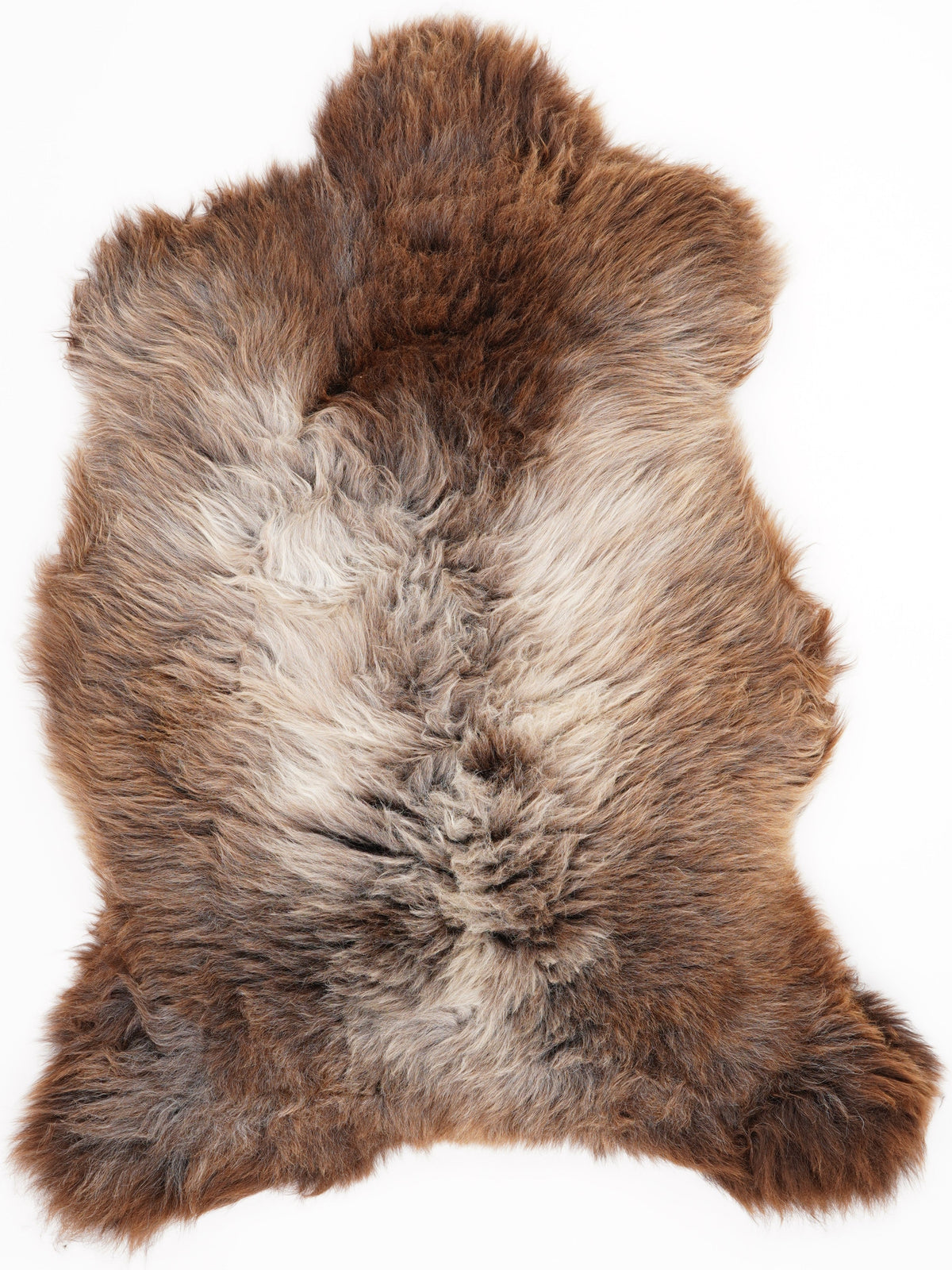 British Multicolour Sheepskin Rug L