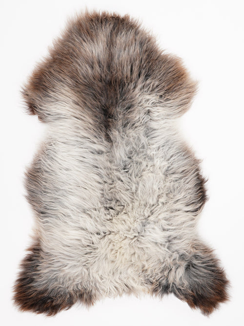 British Multicolour Sheepskin Rug XL