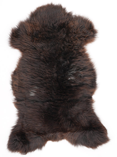 Brown Sheepskin Rug L