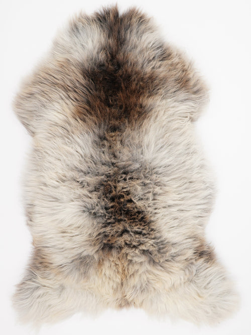 British Multicolour Sheepskin Rug XL