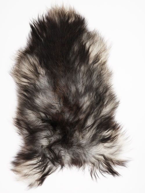Icelandic Grey Sheepskin Rug L