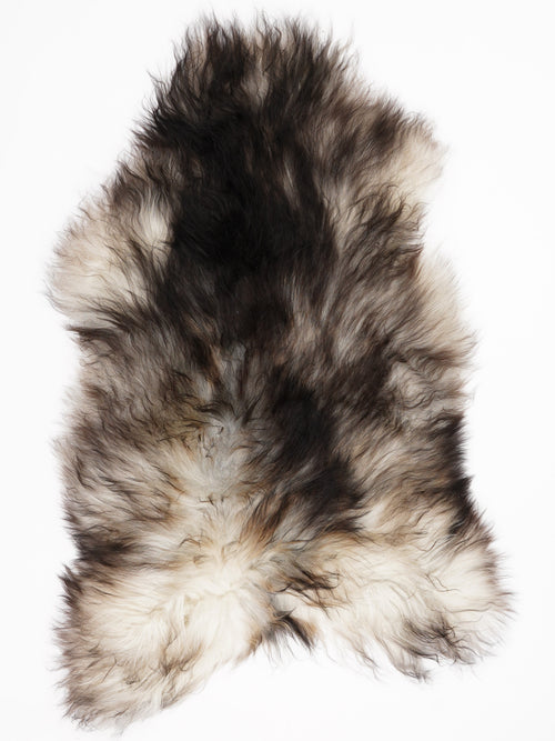 Icelandic Grey Sheepskin Rug L