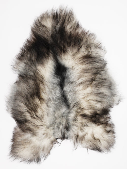 Icelandic Grey Sheepskin Rug L