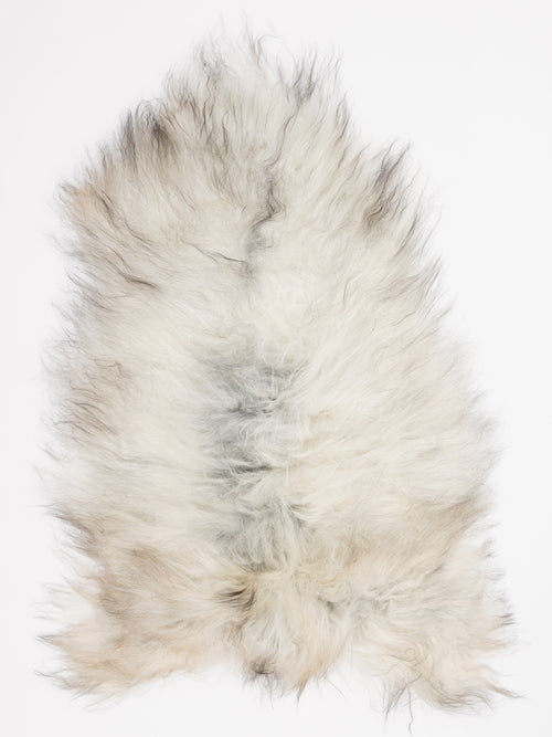 Icelandic Grey Sheepskin Rug L