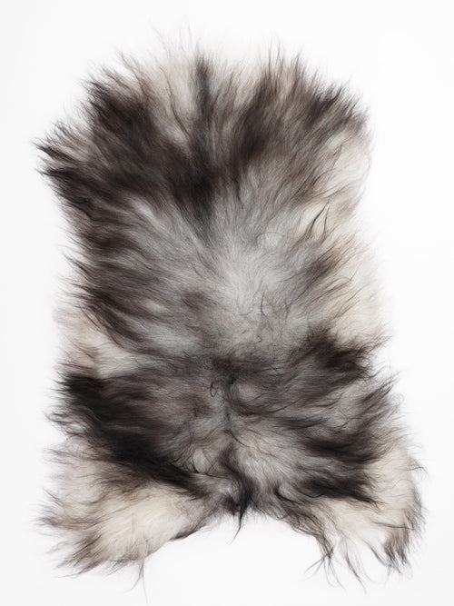 Icelandic Grey Sheepskin Rug L