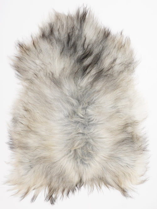 Icelandic Grey Sheepskin Rug L