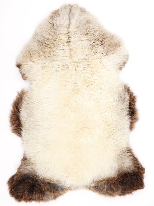 British Multicolour Sheepskin Rug L