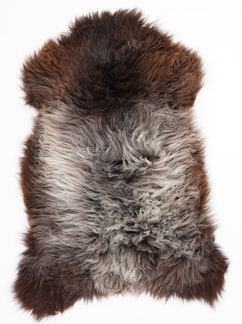 British Multicolour Sheepskin Rug L