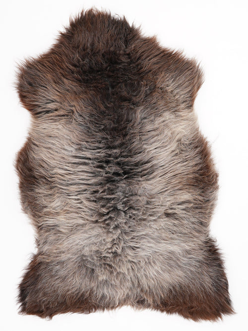 British Multicolour Sheepskin Rug L