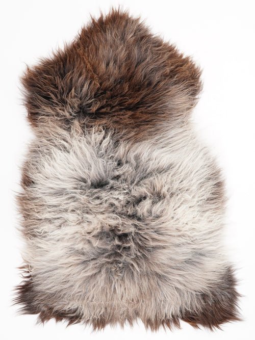 British Multicolour Sheepskin Rug L
