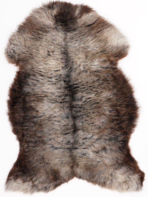 British Multicolour Sheepskin Rug XL