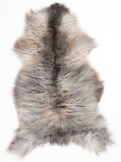 British Multicolour Sheepskin Rug XL
