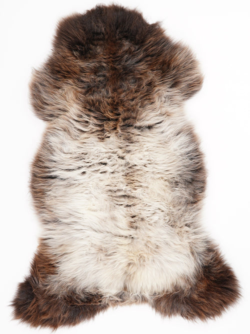British Multicolour Sheepskin Rug L