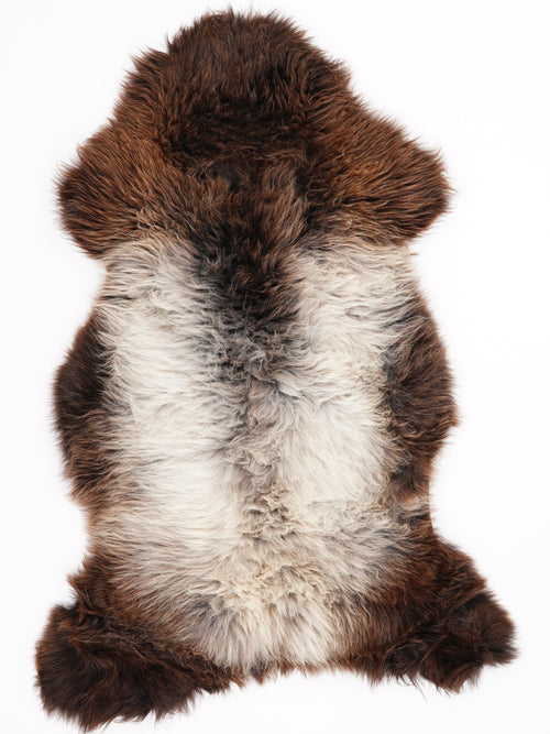 British Multicolour Sheepskin Rug L