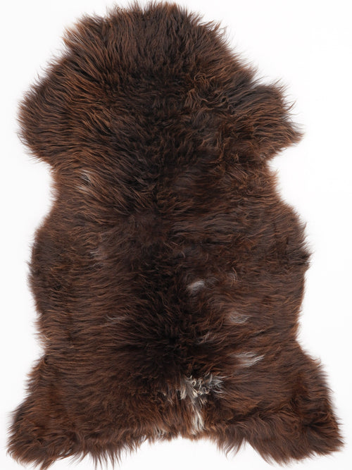 Brown Sheepskin Rug L