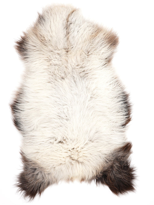 British Multicolour Sheepskin Rug XL
